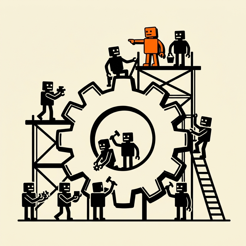 роботы строят